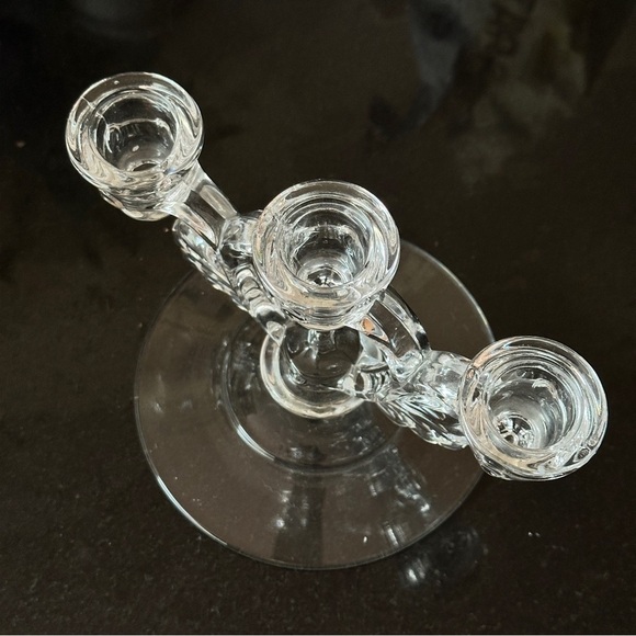 Martinsville Moondrops 3 Light Glass Candelabra - Picture 4 of 7